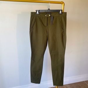 Theory Adalwen Dark Laurel Pants Size 8 #Lux-A